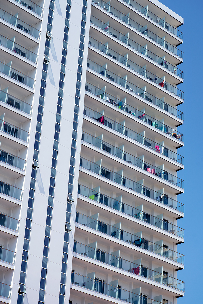 the spirit of the beehive: a series of photographs depicts the brutalism of benidorm, spain