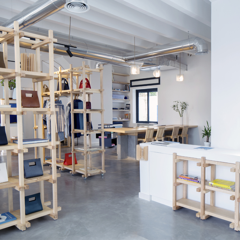 JELJELI studio completes ANISSA AIDA's showroom in tunis designboom