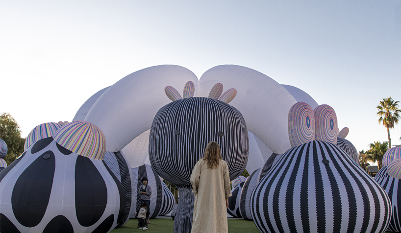 ENESS's 'airship orchestra' installation features 16 otherworldly characters designboom