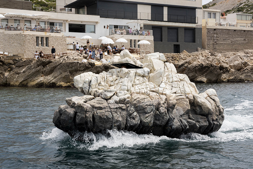 julien berthier's invisible is an artificial rock that cruises