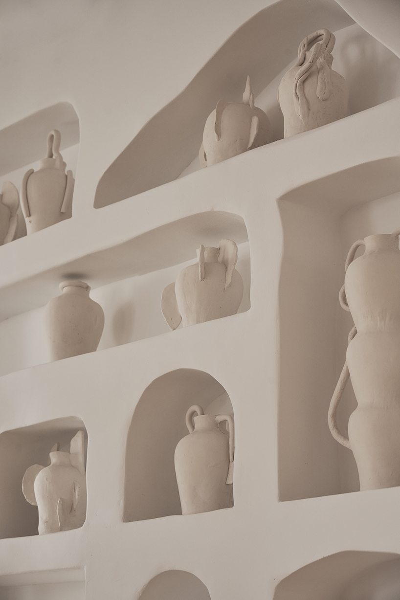 cycladic forms and traditions shape saint of athens' cavernous tserkie patisserie in paros