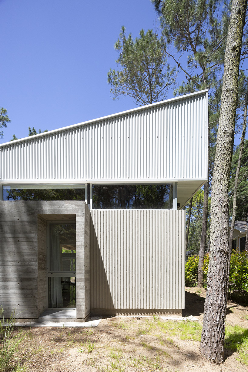 mobile wood and metal structures enable flexibility at estudio galera's buenos aires home