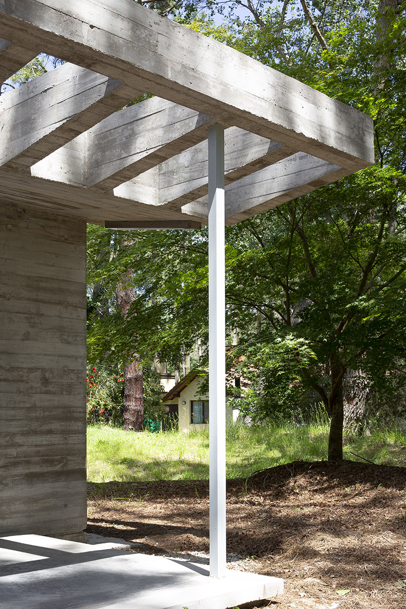 mobile wood and metal structures enable flexibility at estudio galera's buenos aires home