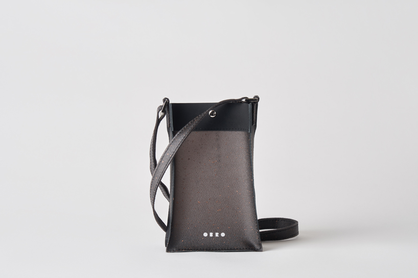 wearable collection repurposes leftover leather powder as translucent composite material