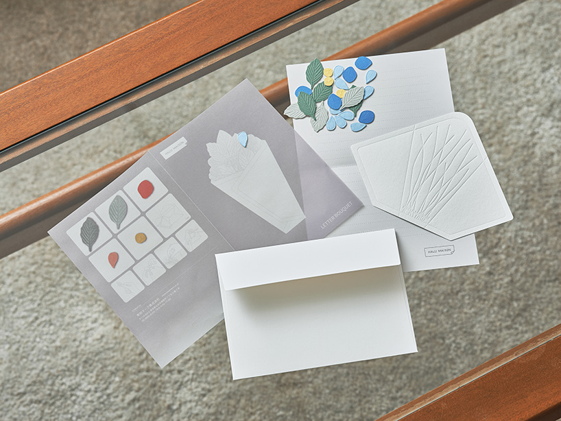 layered floral stickers transform paper into 3D modular bouquet letter set - 7