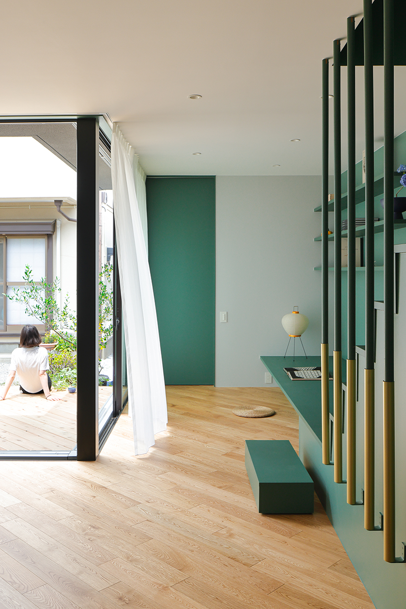 'goro goro' space invites the family to interact and rest within casa eri in japan
