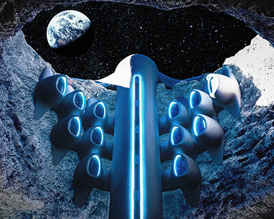 this futuristic village will take place on the moon