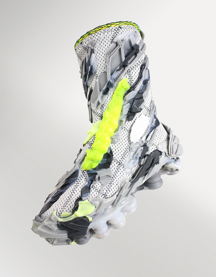 the desert of EIDOS: a futuristic footwear concept in a setting vaguely resembling the earth