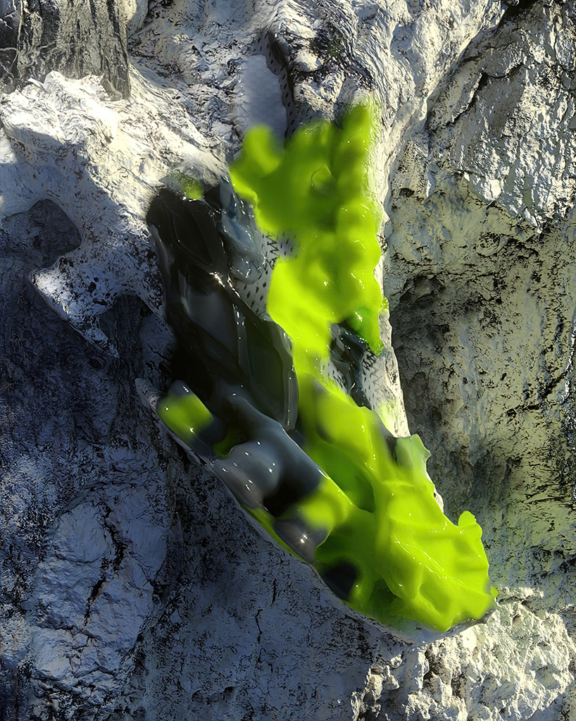 the desert of EIDOS: a futuristic footwear concept in a setting vaguely resembling the earth