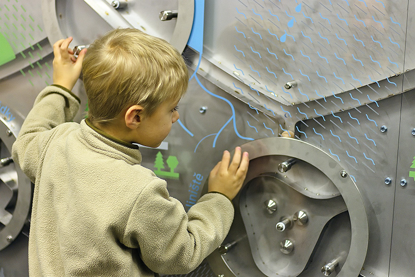 water run interactive installation maps water cycles through tactile play and movement - 4