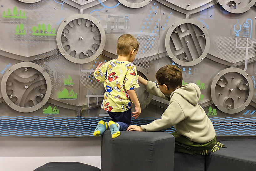 water run interactive installation maps water cycles through tactile play and movement - 5