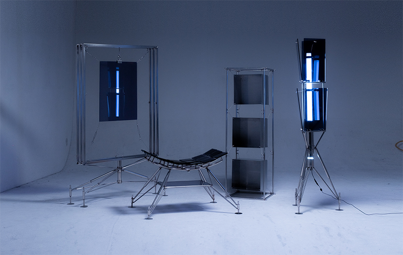 design industrial encontra ficção científica na série de móveis esculturais de beomseok chae