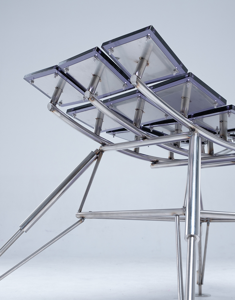 design industrial encontra ficção científica na série de móveis esculturais de beomseok chae