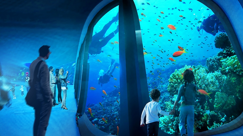 ishaq rochman proposes a floating, multileveled maritime center in indonesian waters