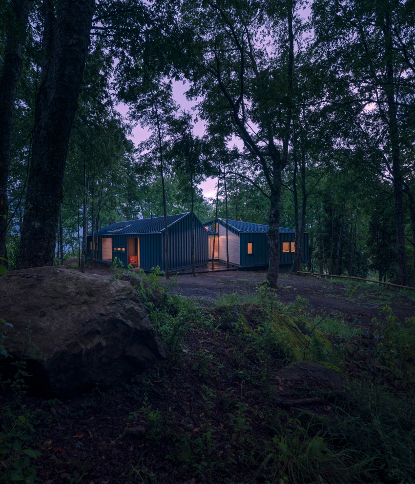 Triangular Introduces Its Corrugated Steel Clad Forest House In Patagonia