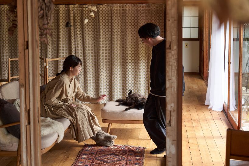 ROOVICE revives mid-century japan home through layered wooden interiors