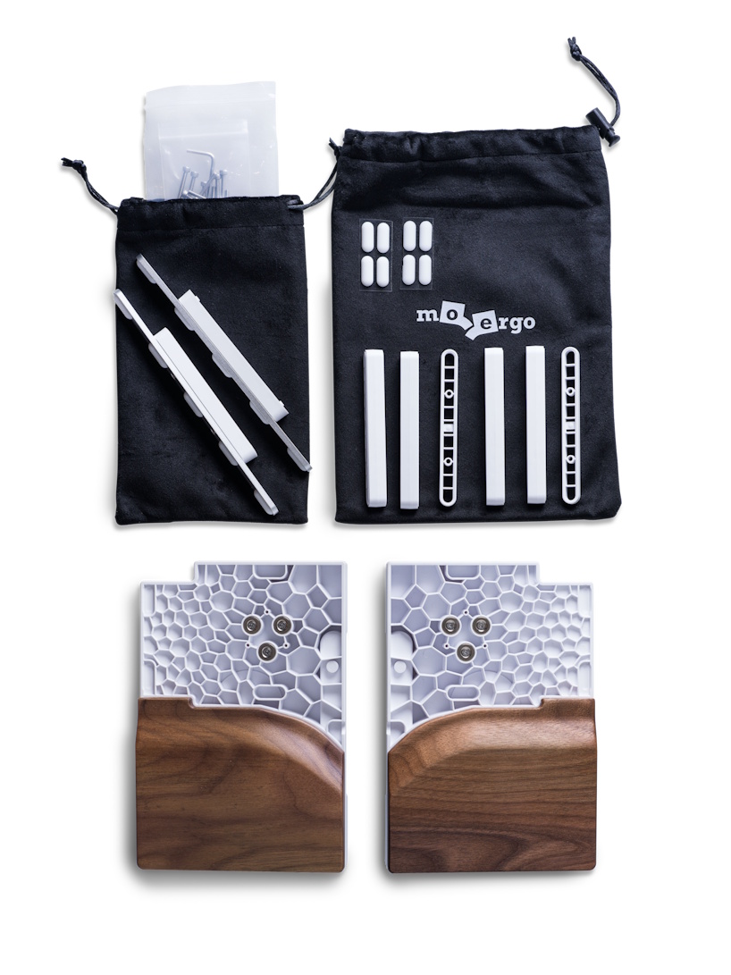 El teclado go60 de moergo es ergonómico y está especialmente diseñado para go 10