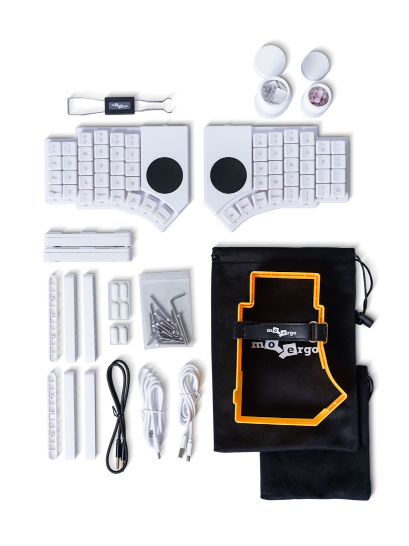 El teclado go60 de moergo es ergonómico y está especialmente diseñado para go 9