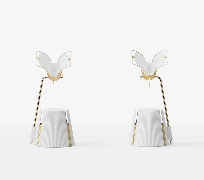 experimental upward firing speakers that rethink sound and form 6