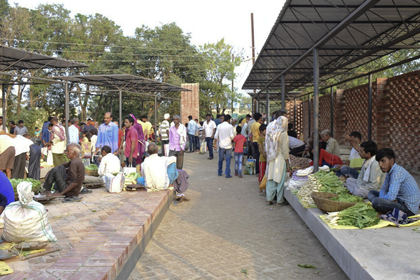 open-air market built by studio matter breathes new life into village ...