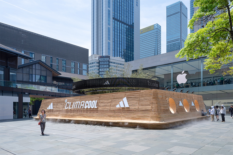 line+ crafts circular live bamboo teahouse responding to chengdu's urban climate