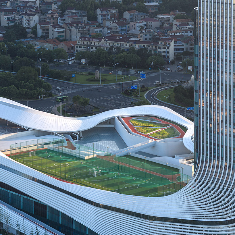 Centro esférico de Xinchang de contenedores móviles a generador urbano y centro comercial deportivo 3