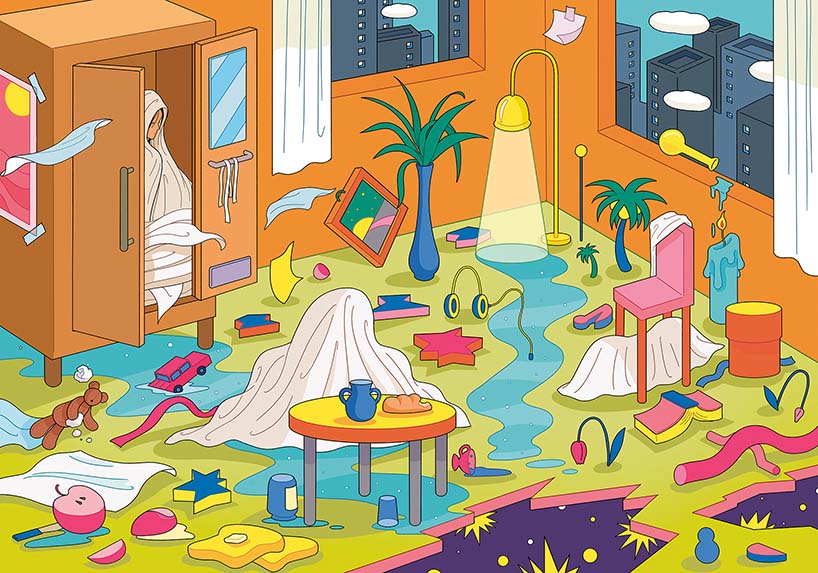 40 digital artists from 12 countries address mental health 9