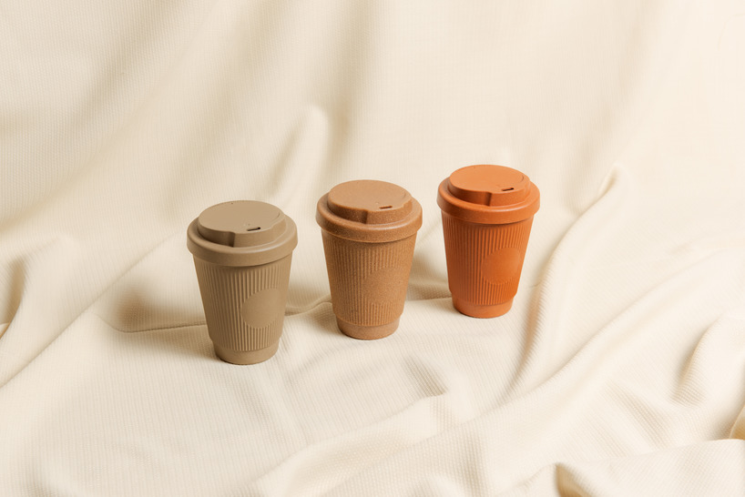 Reusable coffee cups made from recycled coffee waste + more