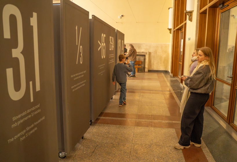 memory, sound and projection reframes home in bratislava university exhibition - 11