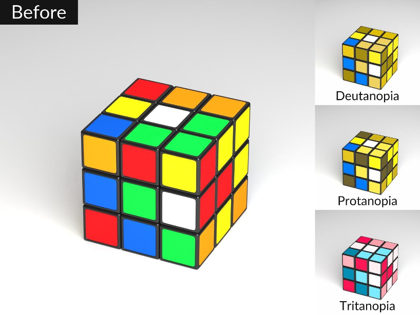 color blind people can also enjoy this rubiks cube 2