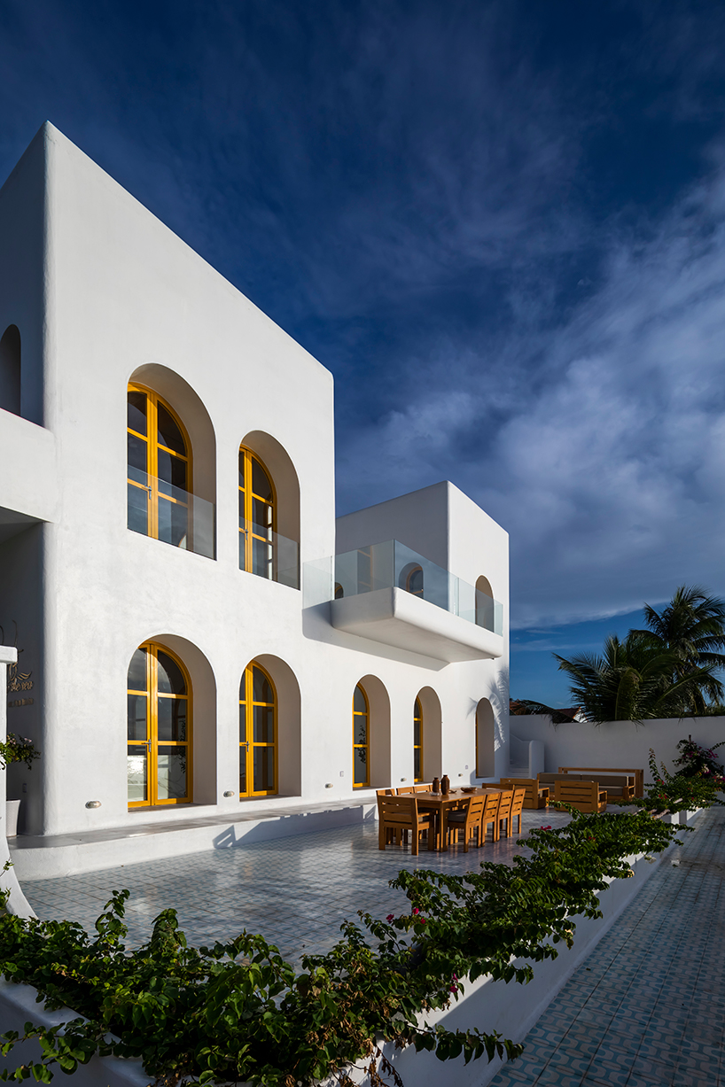 pham huu son delves into mediterranean architecture for beachfront villa in vietnam