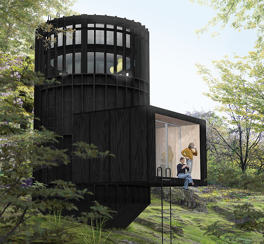 a house with a scene change system to optimize living flexibility 1