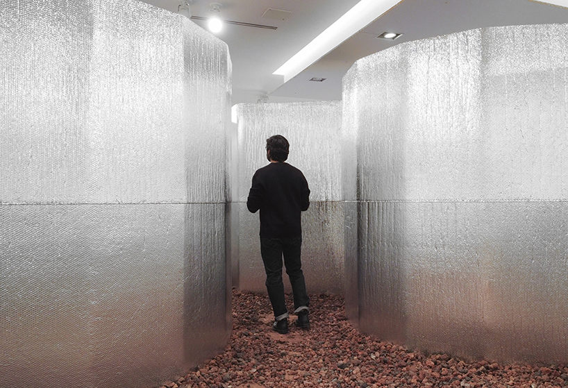 repurposed plastic pallets create an intimate atmosphere at the chicago architecture biennale 7