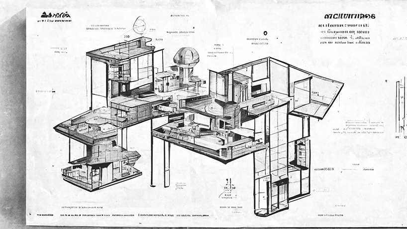 AI generated construction documents by stephen coorlas explore potential of generative design in architecture