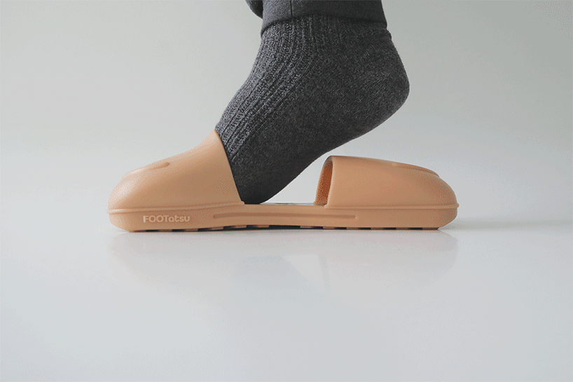 cameron snelgar honors japanese cultural customs with this two directional slipper