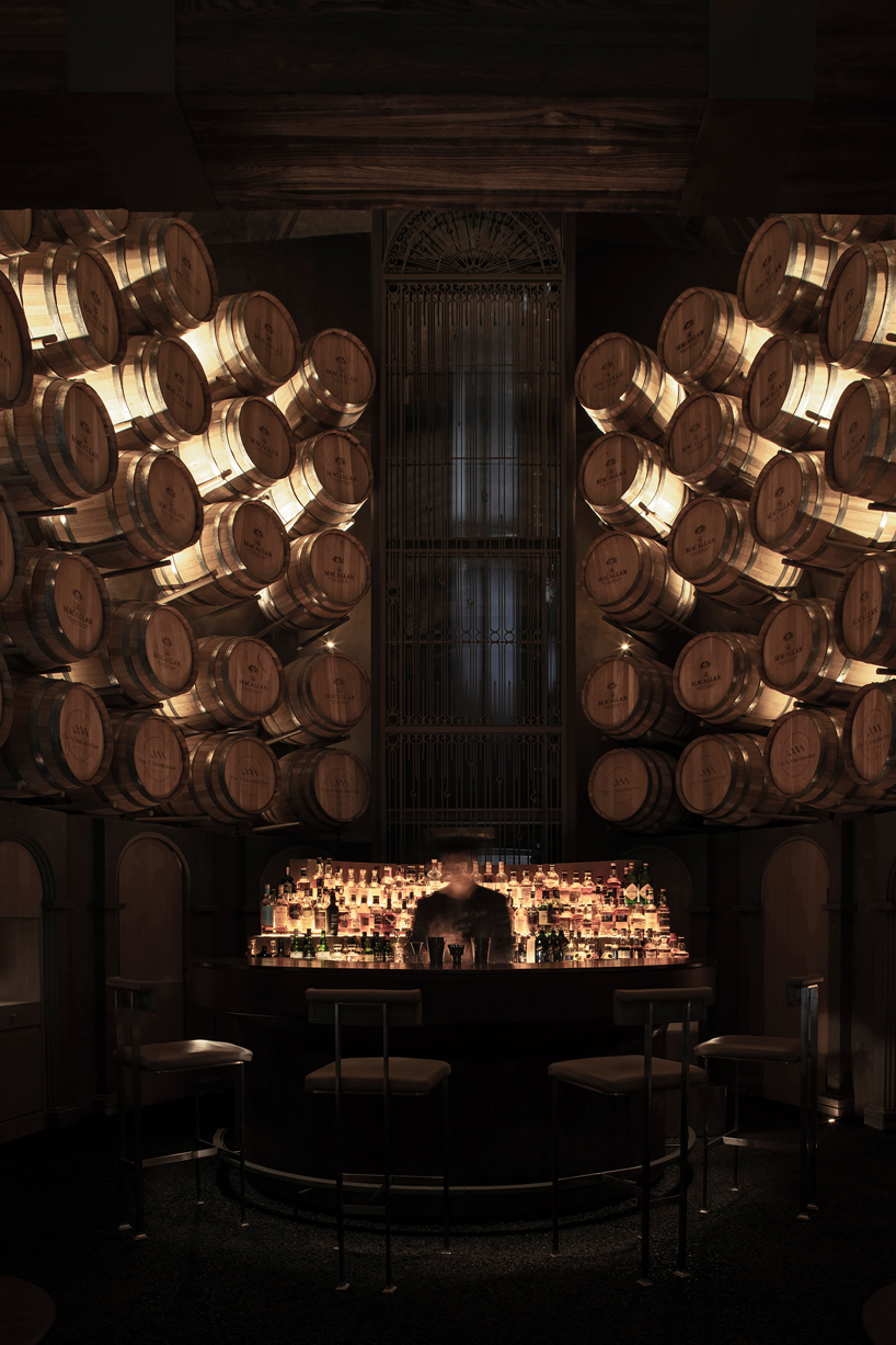 jingle design's xmacallan bar in china celebrates the beauty of raw, unadorned materiality