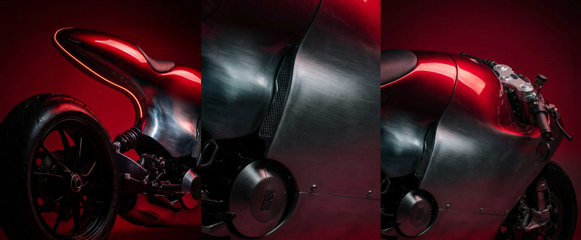 bandit9 partners with (RED) for limited-edition hand-brushed aluminum motorcycle - 1