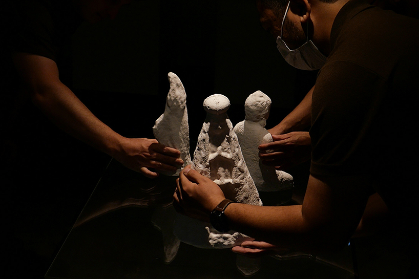 furf design studio grows mycelium to sculpt divine deities