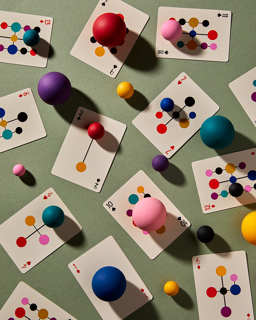 eames 'hang-it-all' playing cards by art of play