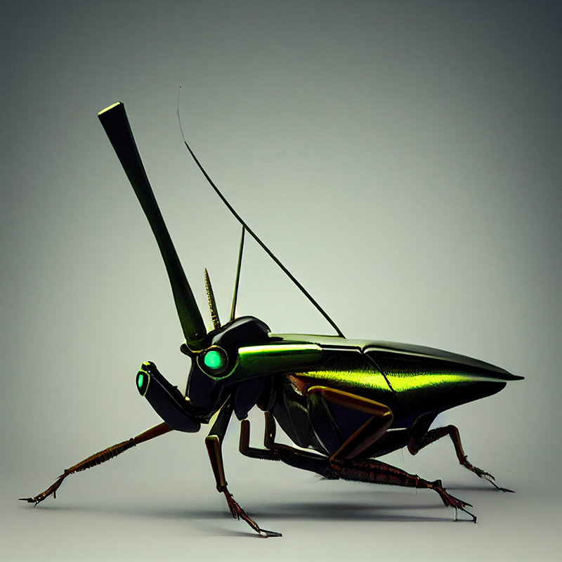 alice design collective's captivating, AI-generated insects from the future