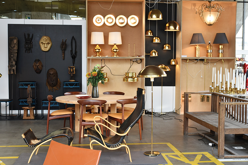 'le salon du design' sets out vintage furniture by alvar aalto, ettore sottsass and more