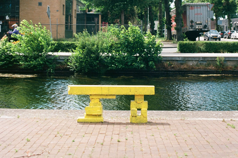 stacked street re-curates the city, transforming forgotten bricks & curbs into public furniture