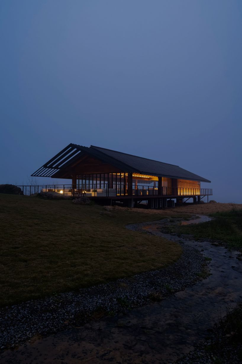 discarded timber regenerates set of farmhouses hidden on mount emei