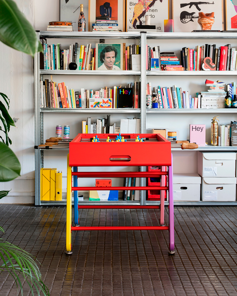 the rs4home x hey foosball table becomes a moma 1 exclusive