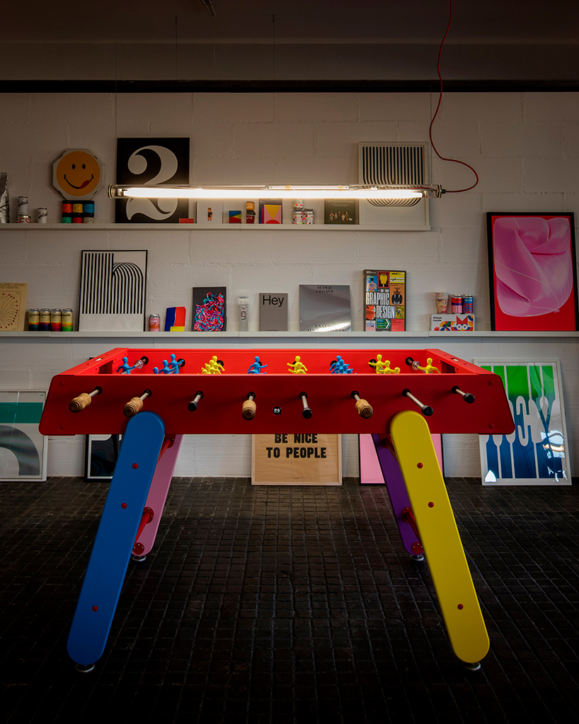 the rs4home x hey foosball table becomes the moma exclusive 3