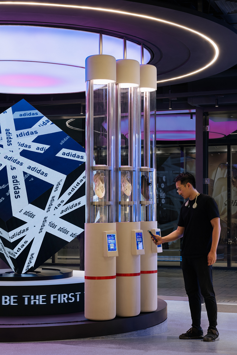 adidas beijing store immerses shoppers in phygital installations