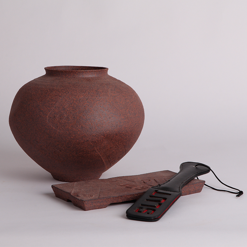 pedro lobo's BDSM-inspired 'kinky ceramics' challenge notions of taboo and tradition
