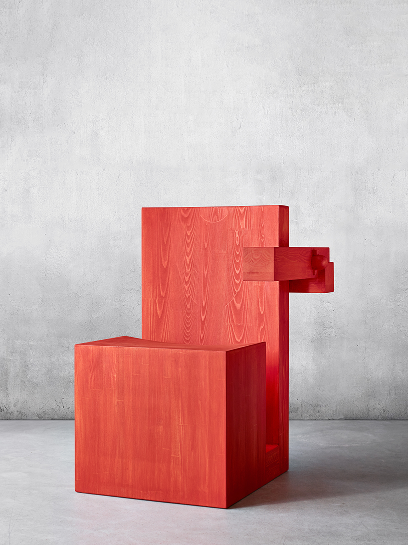 alexander lervik units up a furnishings assortment manufactured from stable wooden