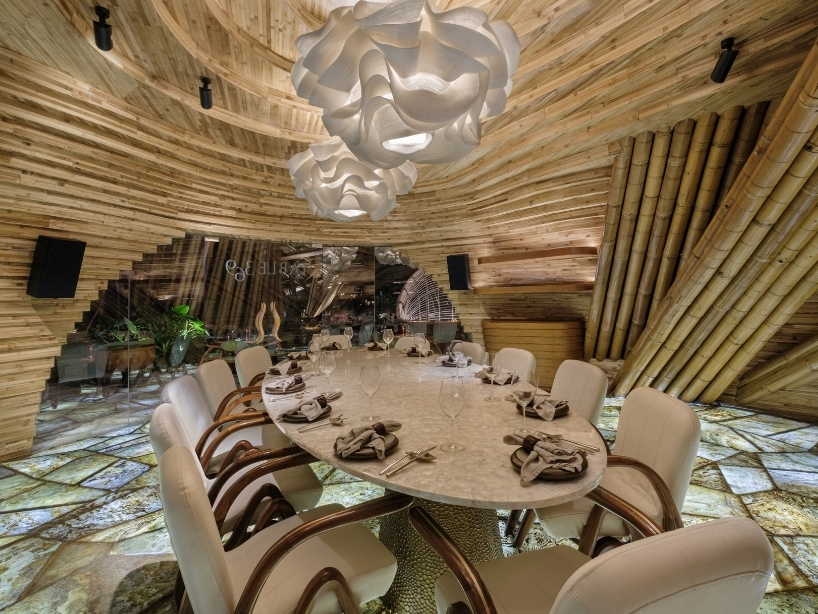 fibonacci sequence inspires surrealist bamboo and basalt architecture of bali beach club - 9