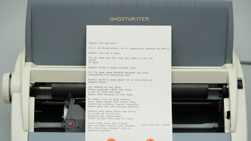 Ghostwriter gpt3 ai máquina de escribir 9